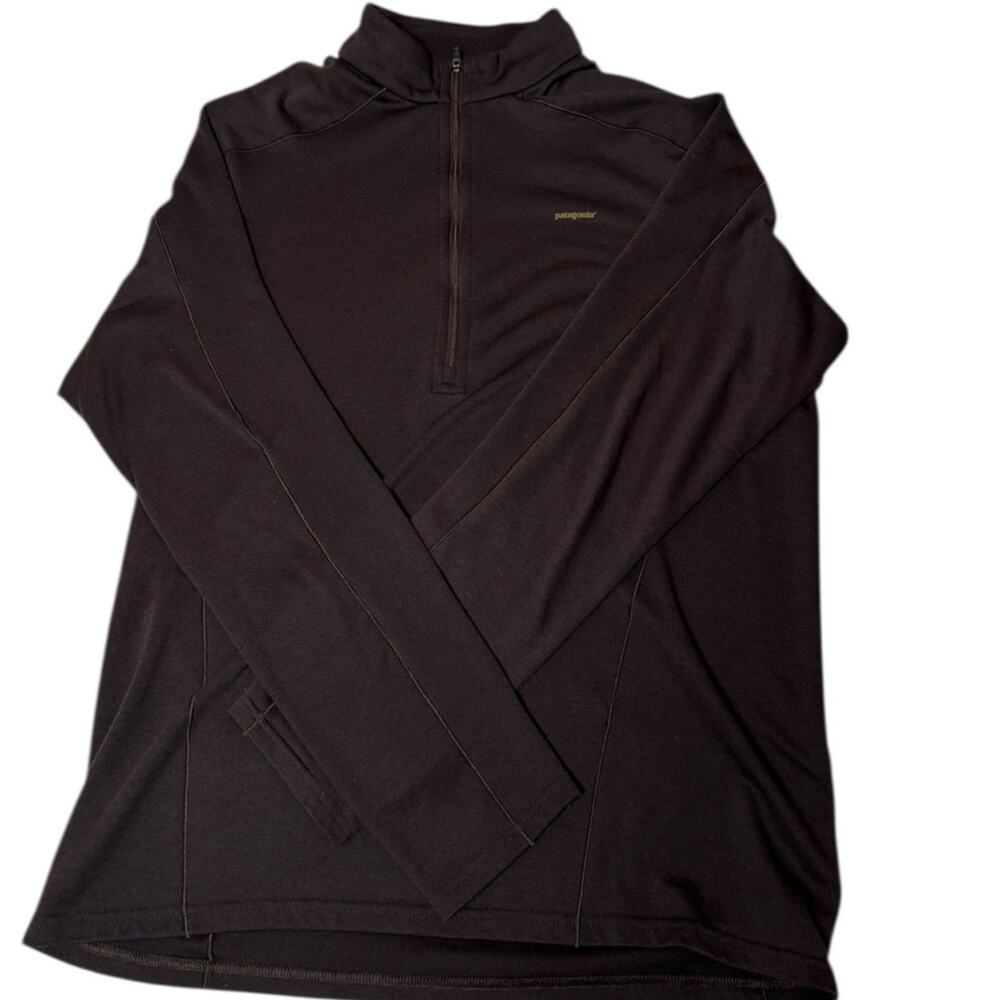 Patagonia Capilene Midweight Baselayer Longsleeve Pullover Brown, L